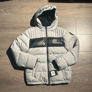 Nike Air Jordan kids grey winter jacket